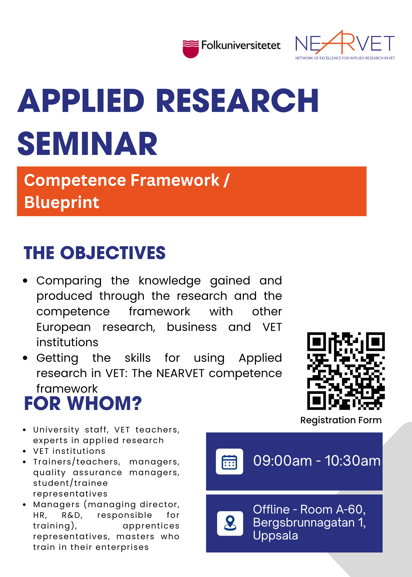 FIRST Swedish Applied Research Seminar 